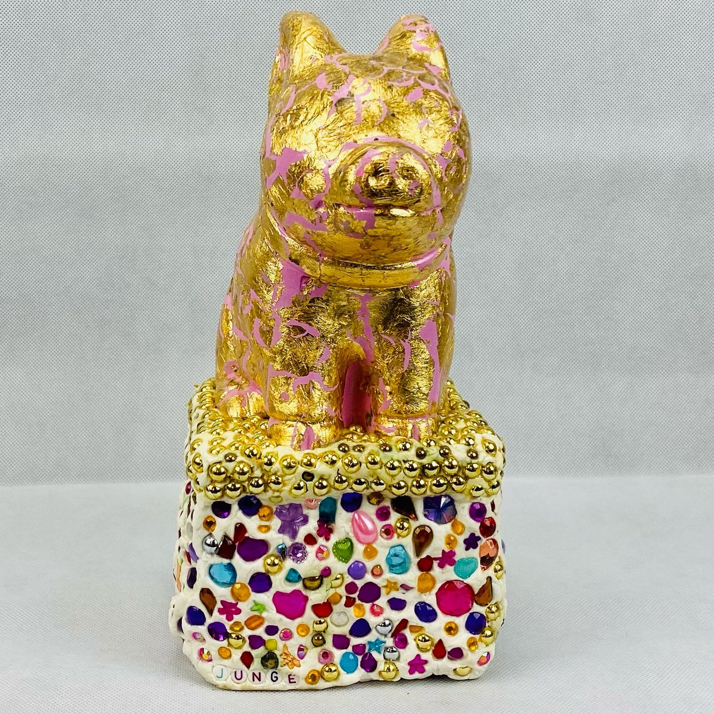 Golden pink piggy