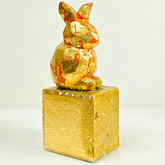 Yellow orange rabbit