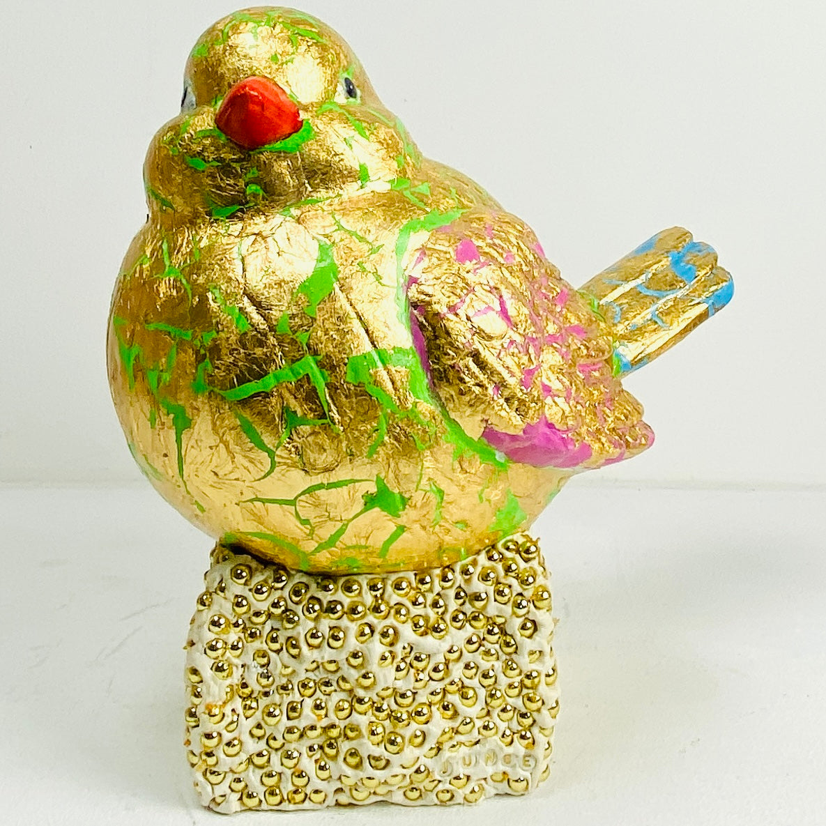 Fancy green bird