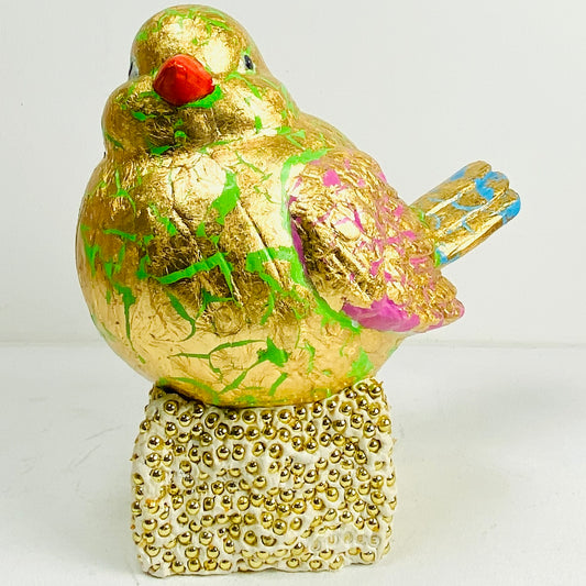 Fancy green bird