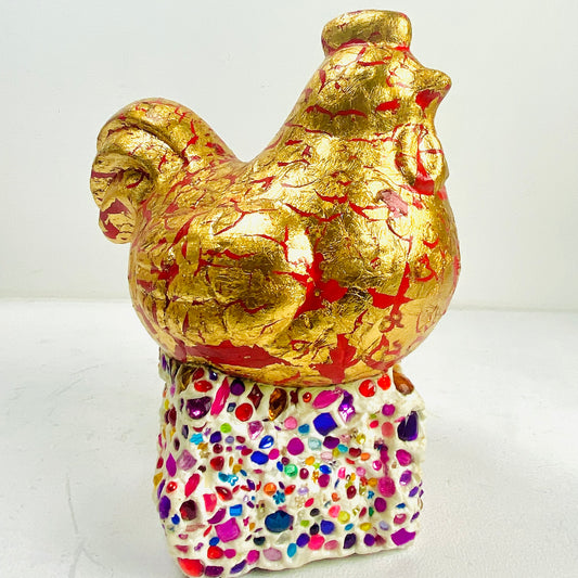 Red chicken