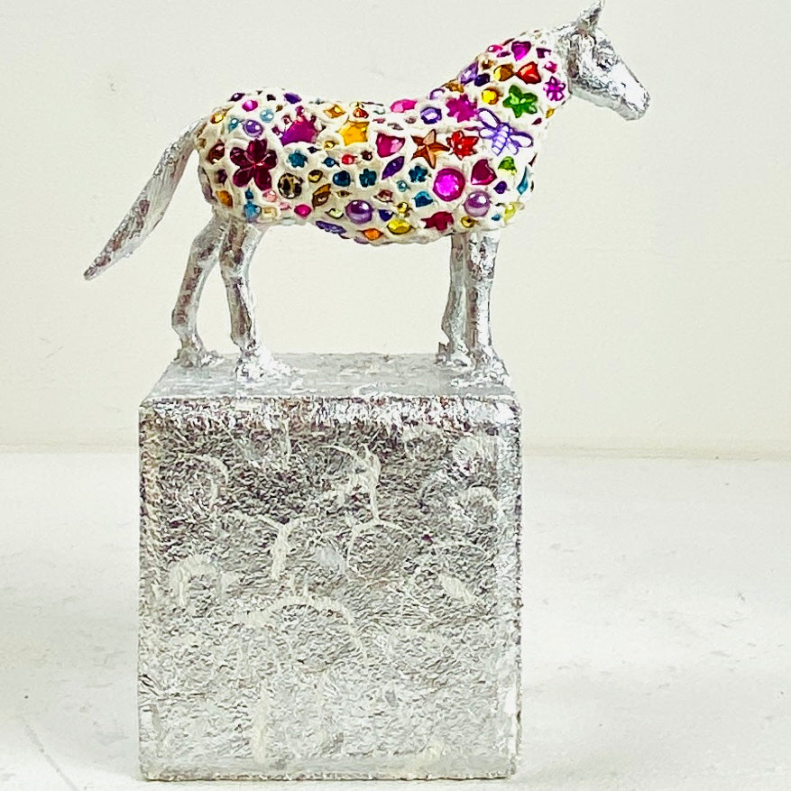 Silver horse