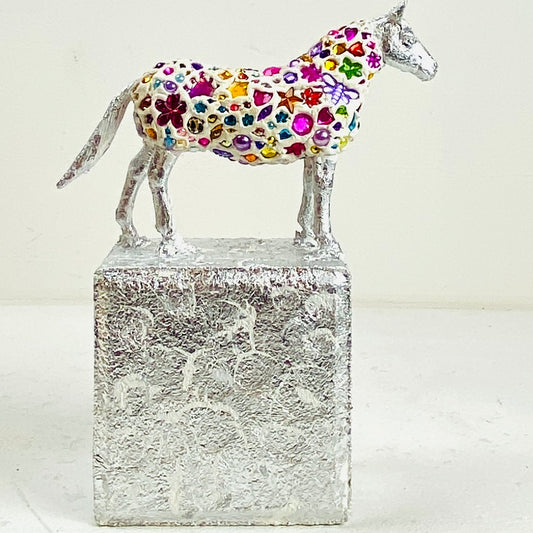Silver horse