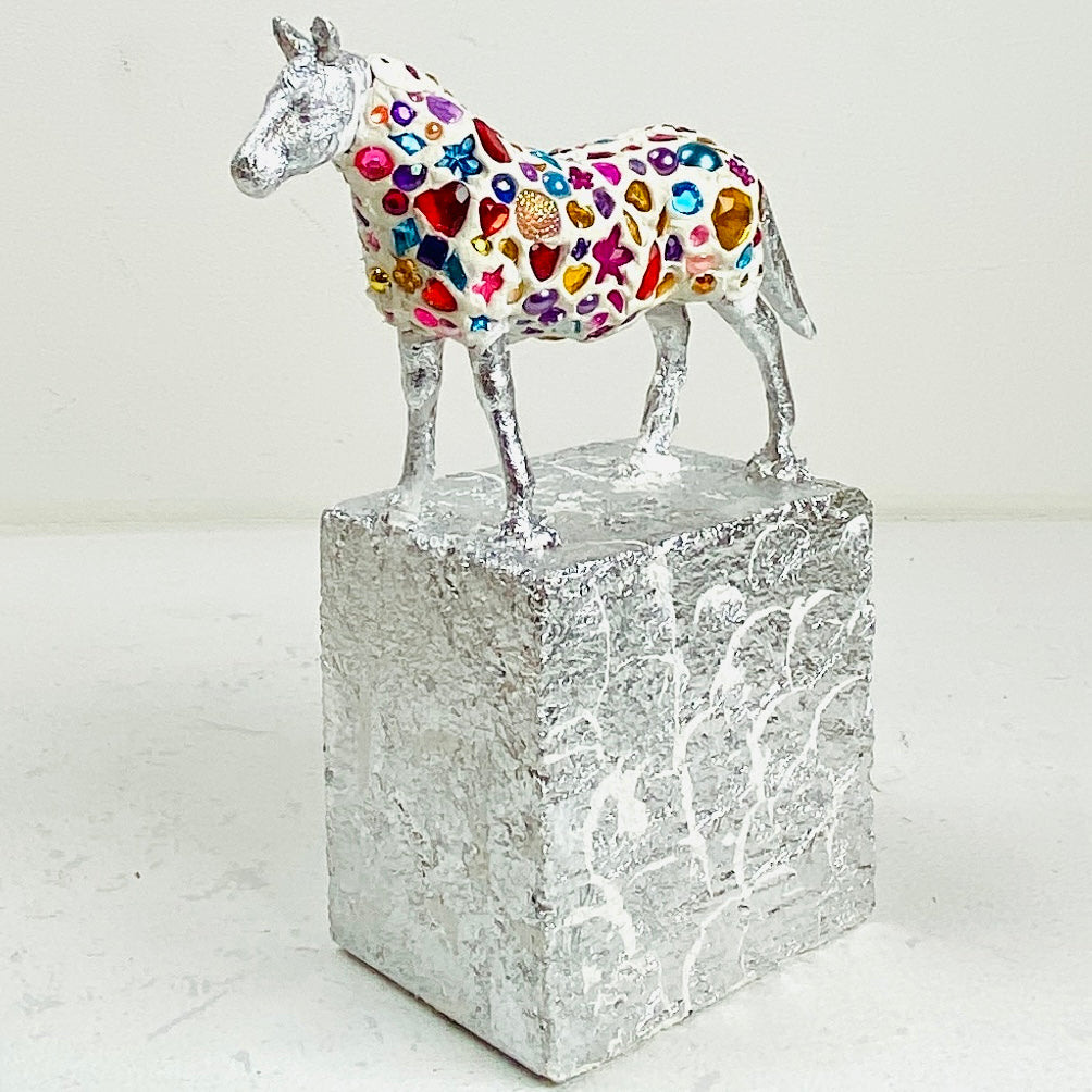 Silver horse