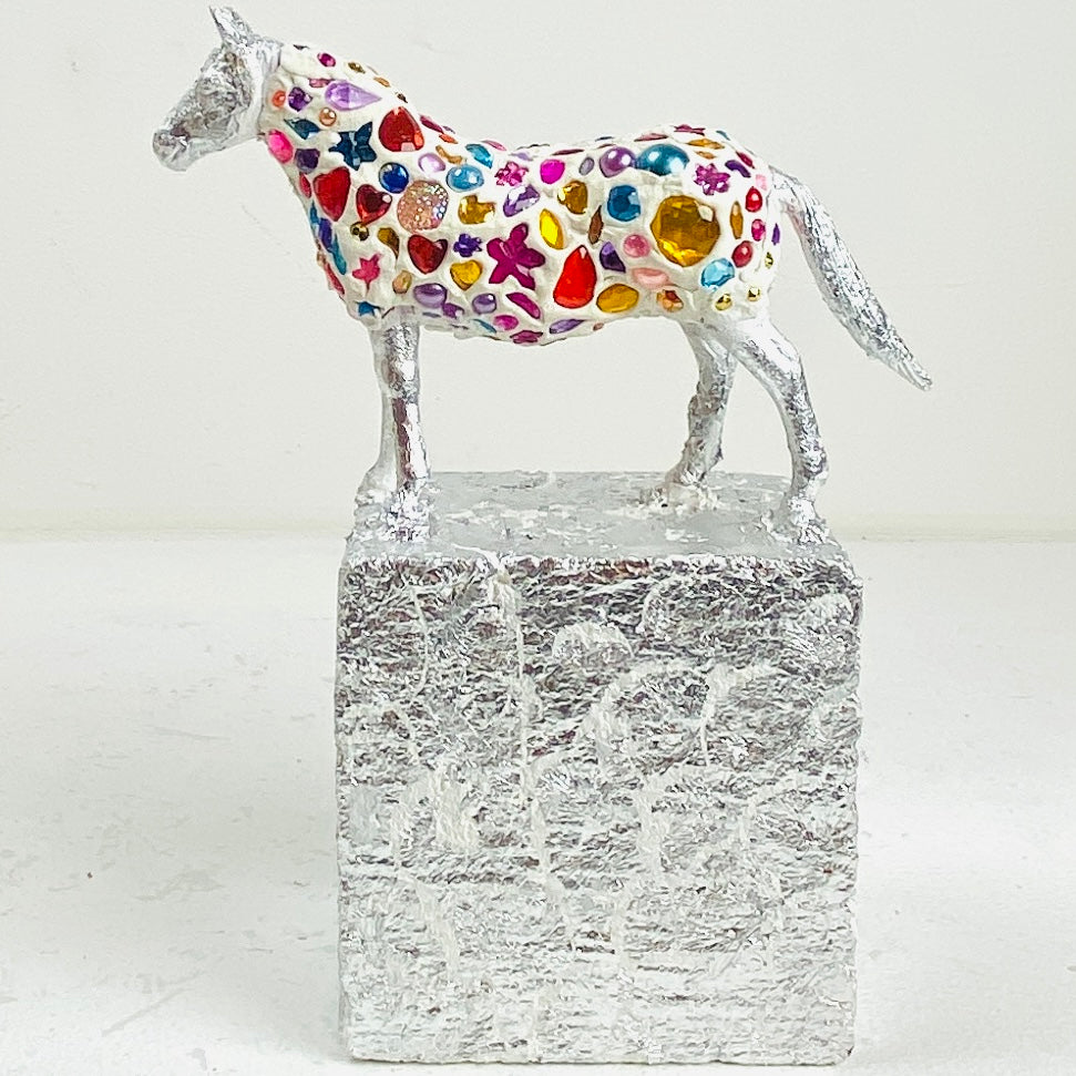 Silver horse