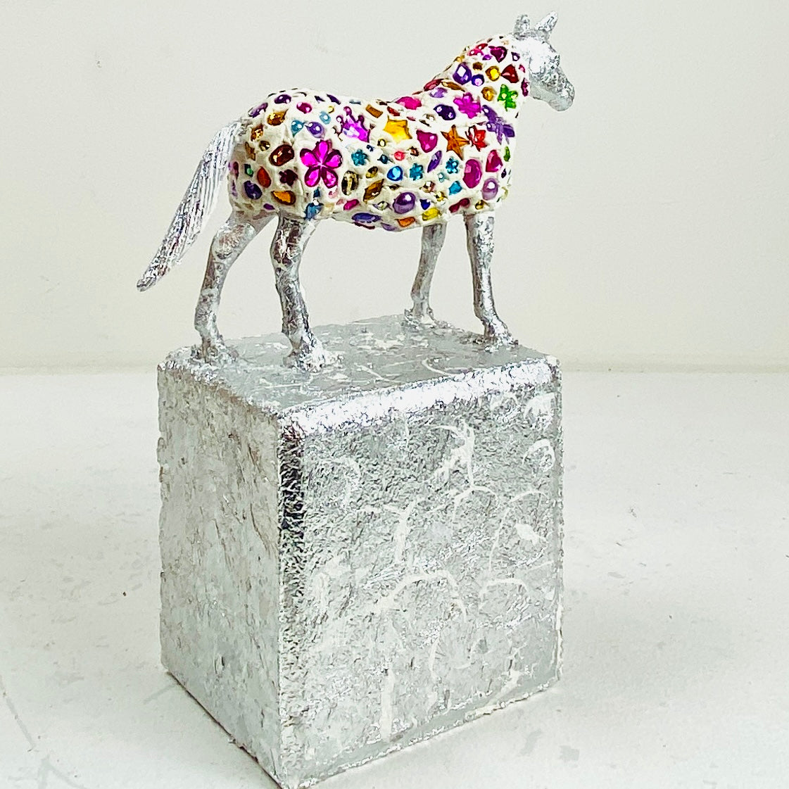 Silver horse