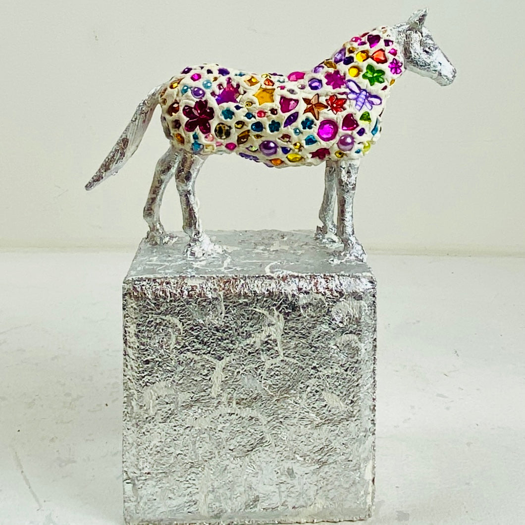 Silver horse