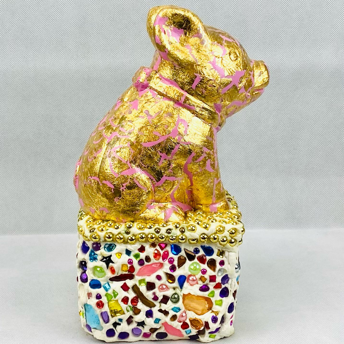 Golden pink piggy
